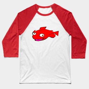 Red fish Baseball T-Shirt